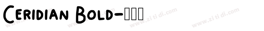 Ceridian Bold字体转换
